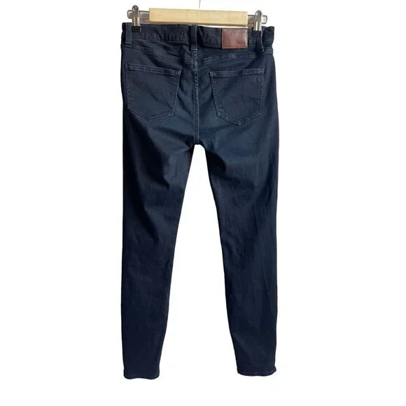 Madewell Skinny Skinny In Rebel Wash Blue Jeans Ankle Zippers Women's Size 26 - Picture 3 of 7